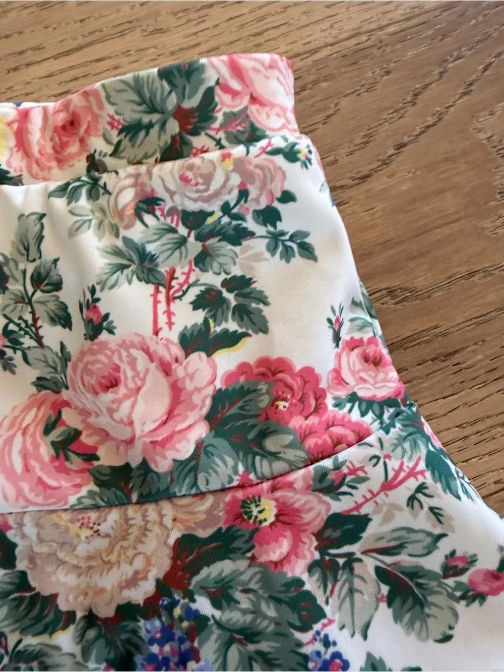 Polo Ralph Lauren Girls Floral Skort Skirt Size 3 Toddler Pink Yellow Rose Print